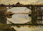 Клод Моне Деравянный мост 1872г 